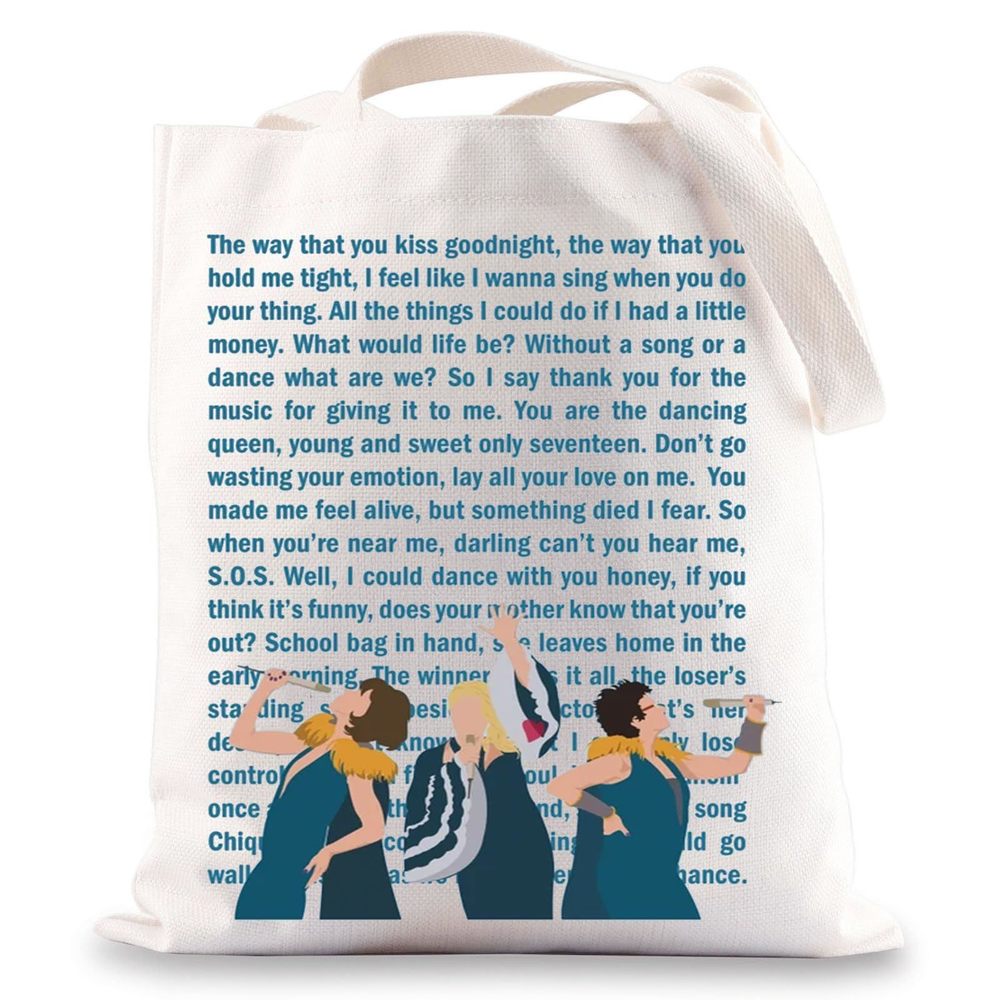 Mamma Musical Tote Bag Donna And The Dynamos Gifts Mamma Shoulder Bag Theatre :